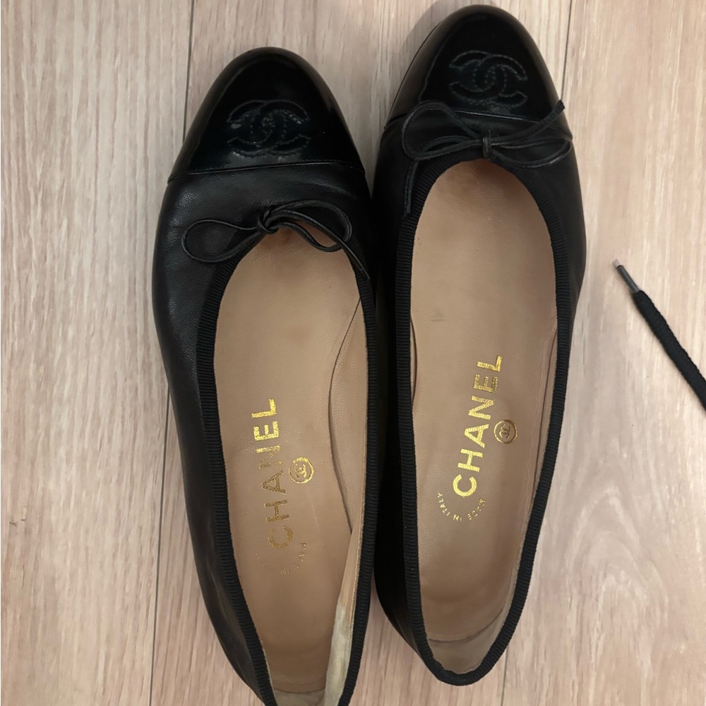 Chanel Black Ballet Flats